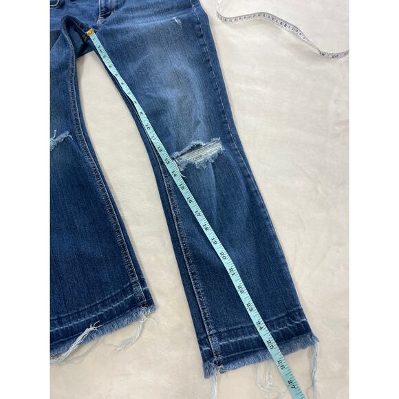 Current Elliot Straight Leg Denim Jean Limitless Destroy Released Hem Capsule - Picture 11 of 11